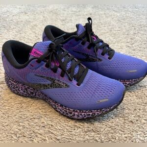 Brooks Ghost 14 Purple Cheetah 🐾💜